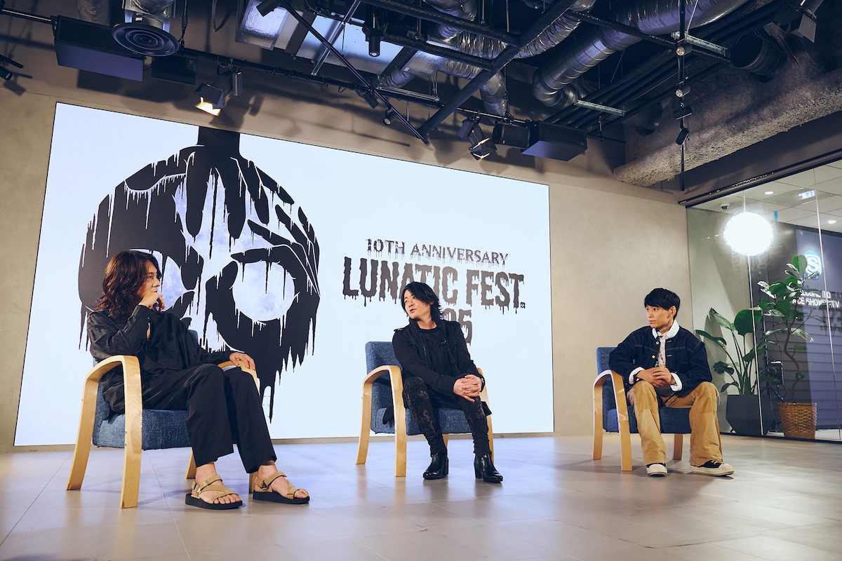 左から吉井和哉（THE YELLOW MONKEY）、RYUICHI（LUNA SEA）、TAKUYA∞（UVERworld）。