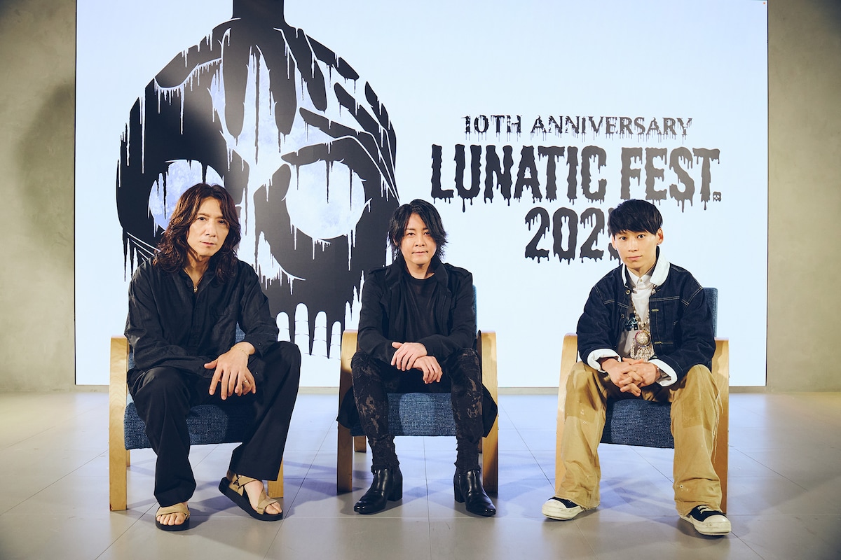 左から吉井和哉（THE YELLOW MONKEY）、RYUICHI（LUNA SEA）、TAKUYA∞（UVERworld）。