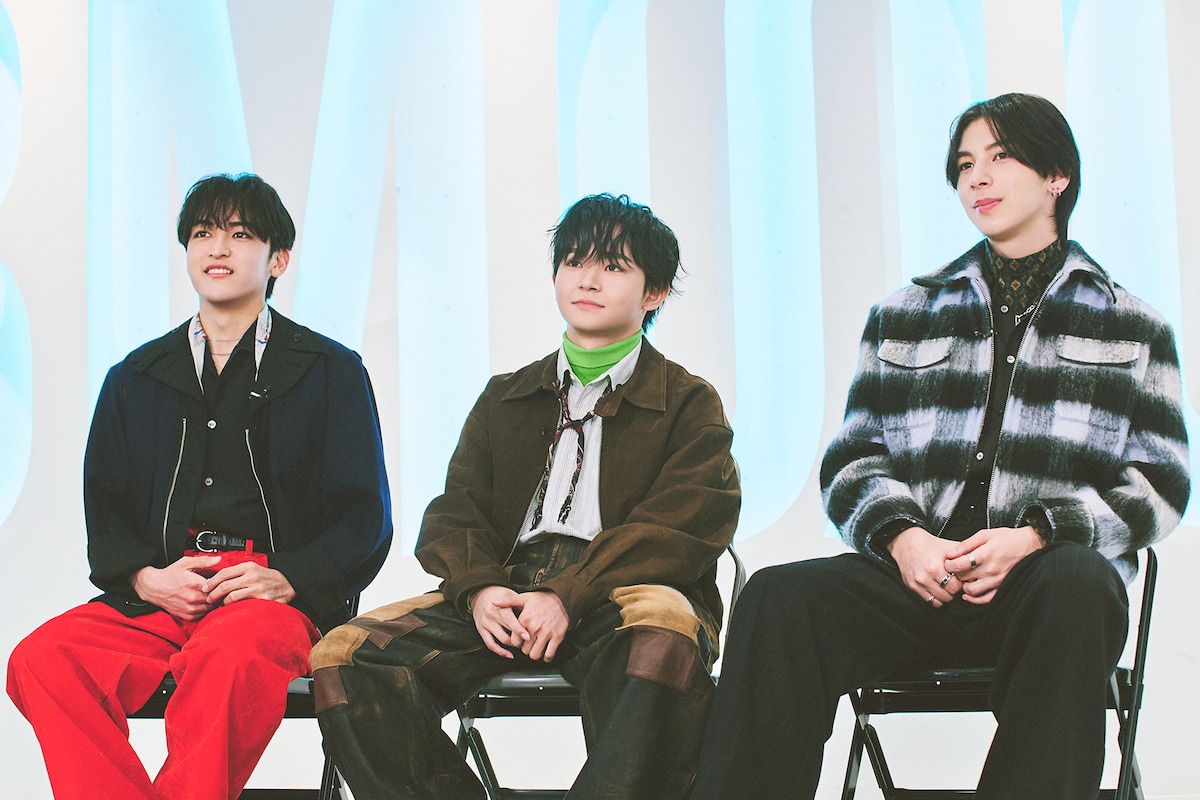 左からKANON、TAIKI、ADAM。