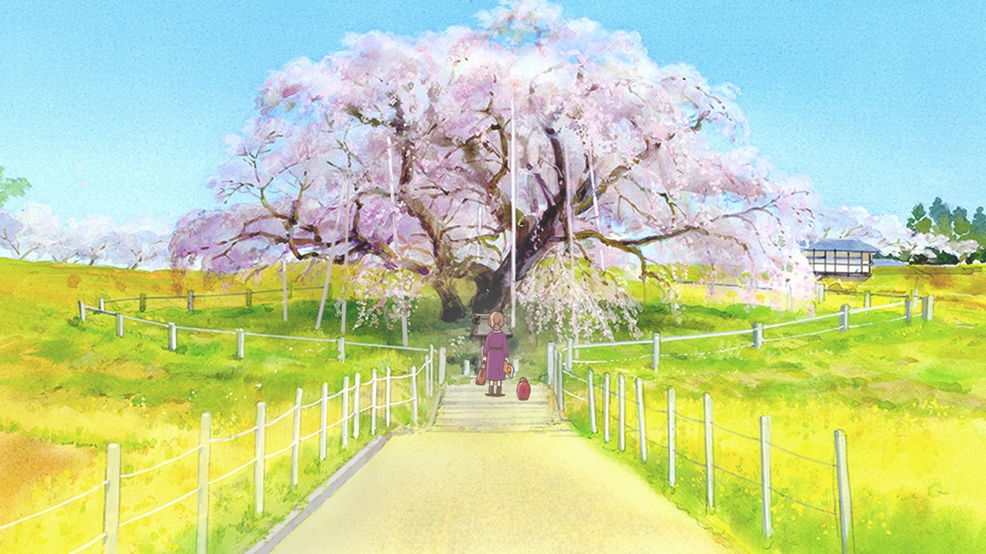 「ふくふくの地図」より、三春の滝桜。