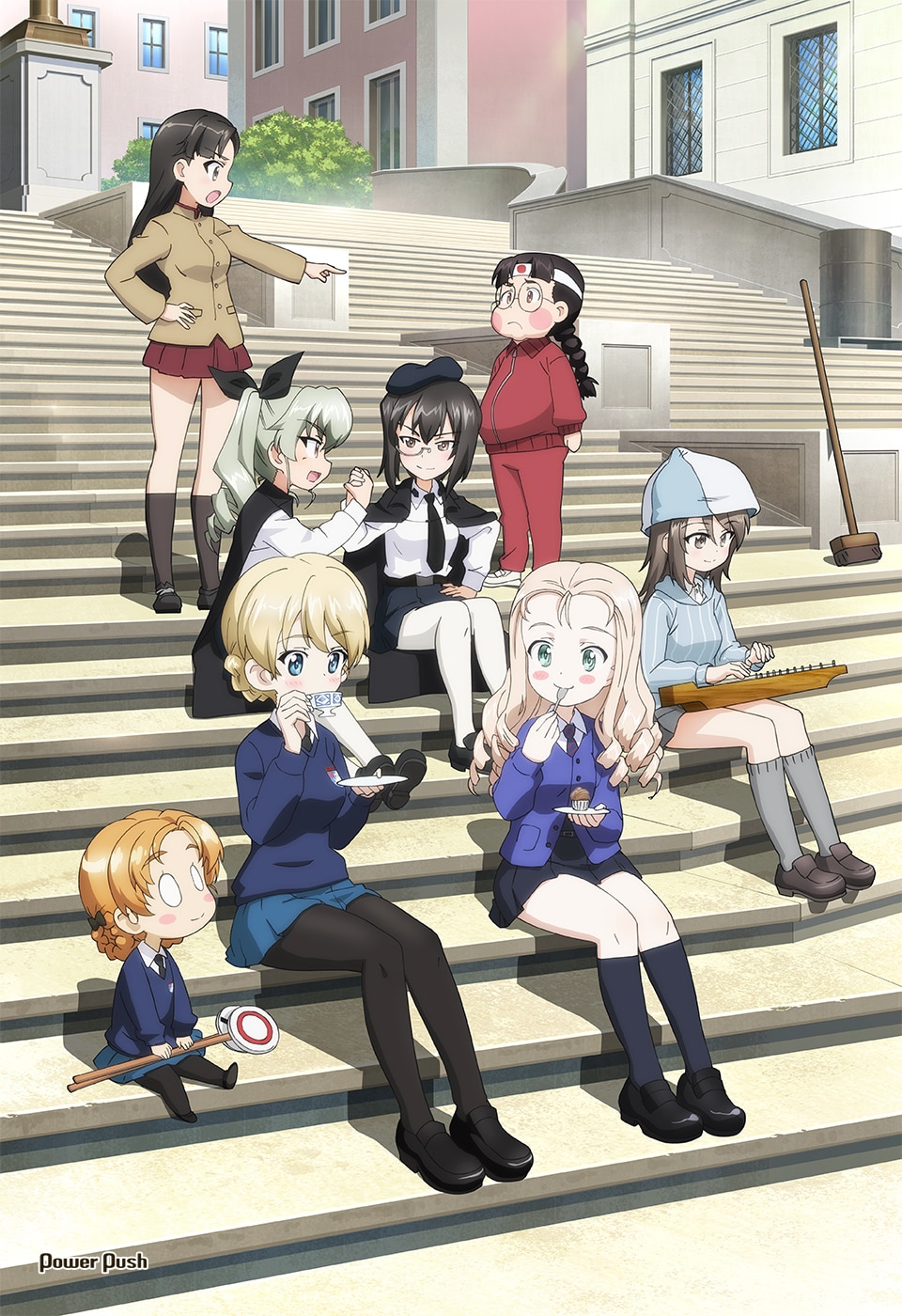 アニメ「ガールズ＆パンツァー もっとらぶらぶ作戦です！」ビジュアル