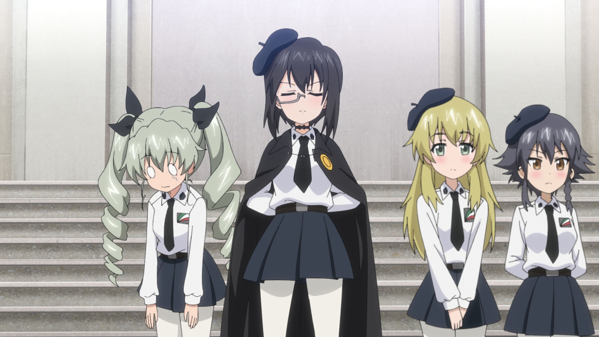 アニメ「ガールズ＆パンツァー もっとらぶらぶ作戦です！」第1幕第2話より。