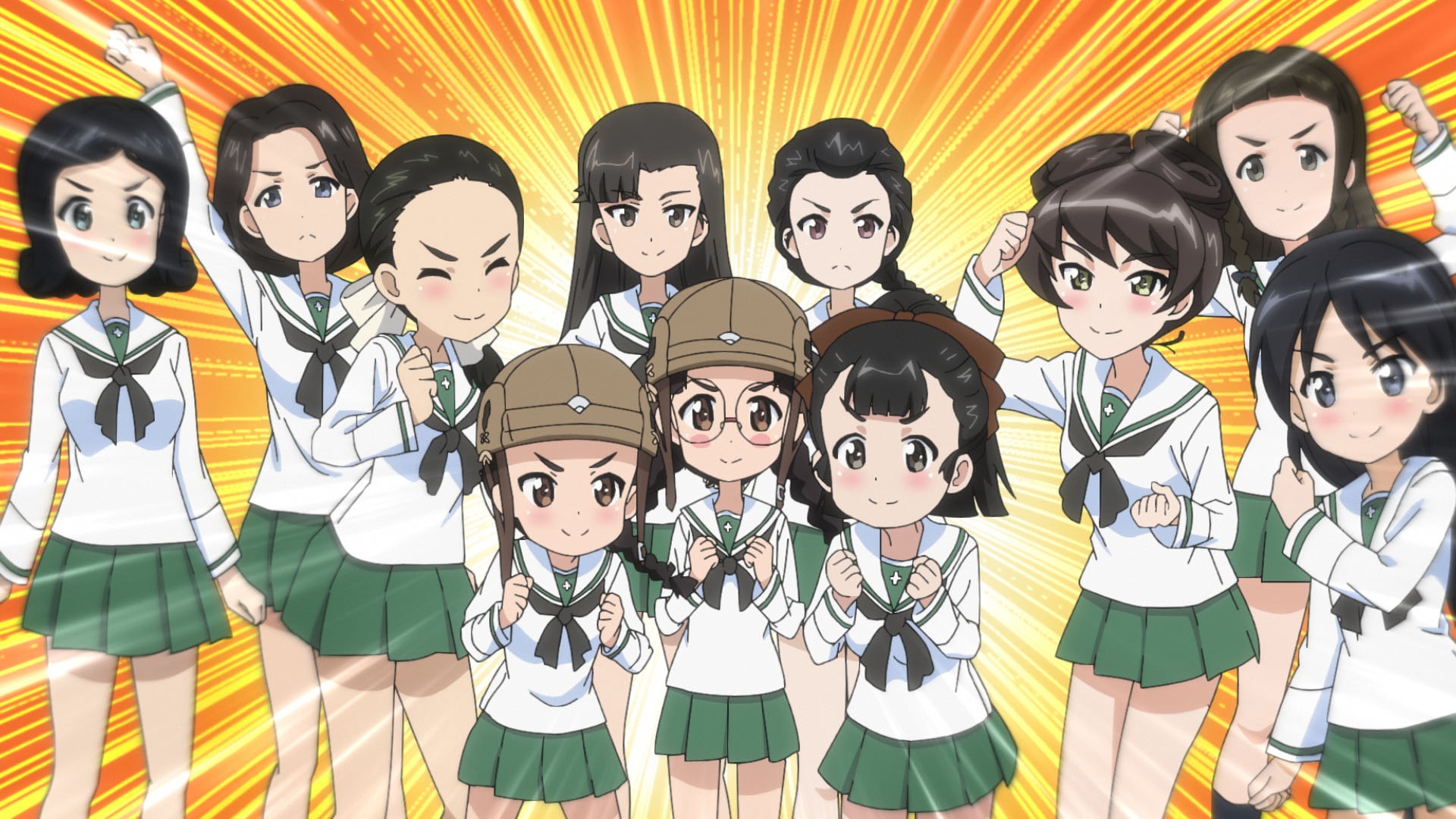 アニメ「ガールズ＆パンツァー もっとらぶらぶ作戦です！」第1幕第2話より。