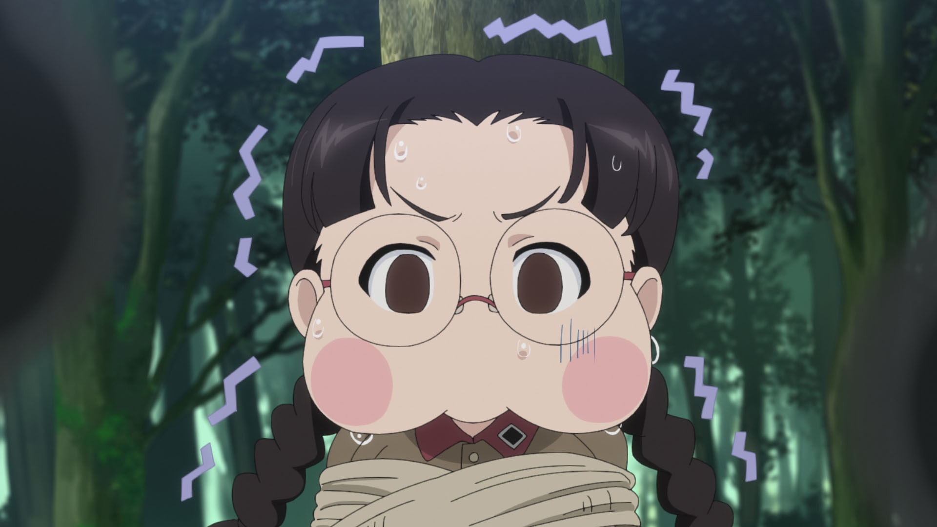 アニメ「ガールズ＆パンツァー もっとらぶらぶ作戦です！」第1幕より、福田はる。