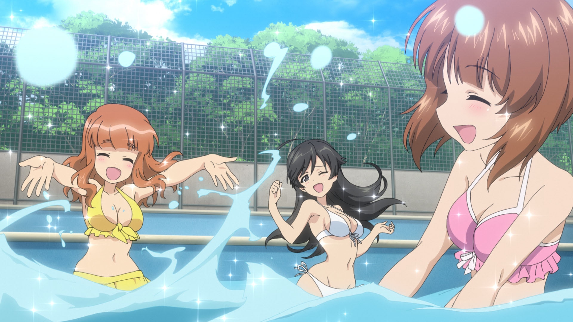 アニメ「ガールズ＆パンツァー もっとらぶらぶ作戦です！」第1幕より。