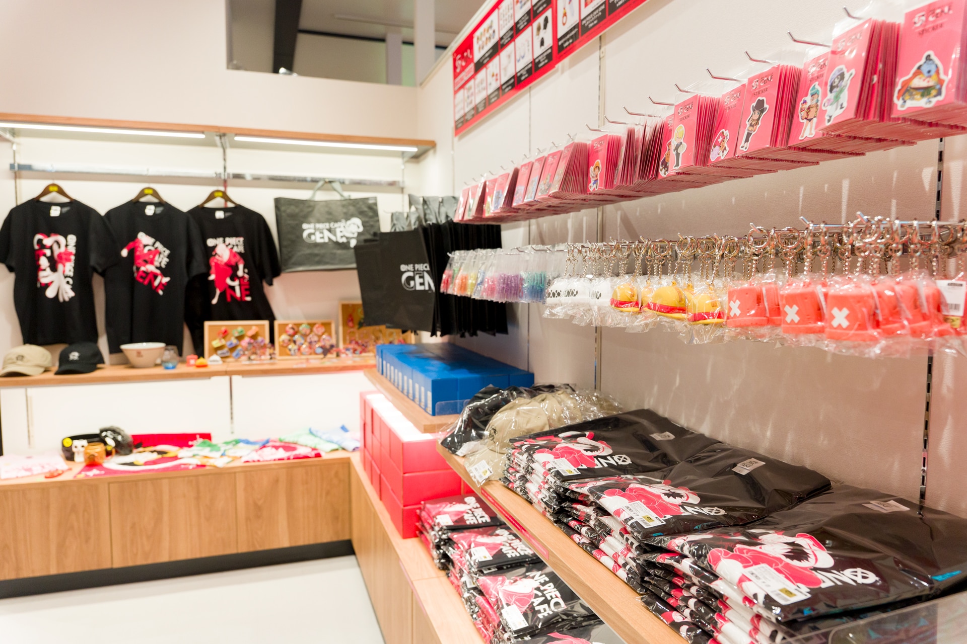「ONE PIECE CAFE GENE」コラボカフェ店内