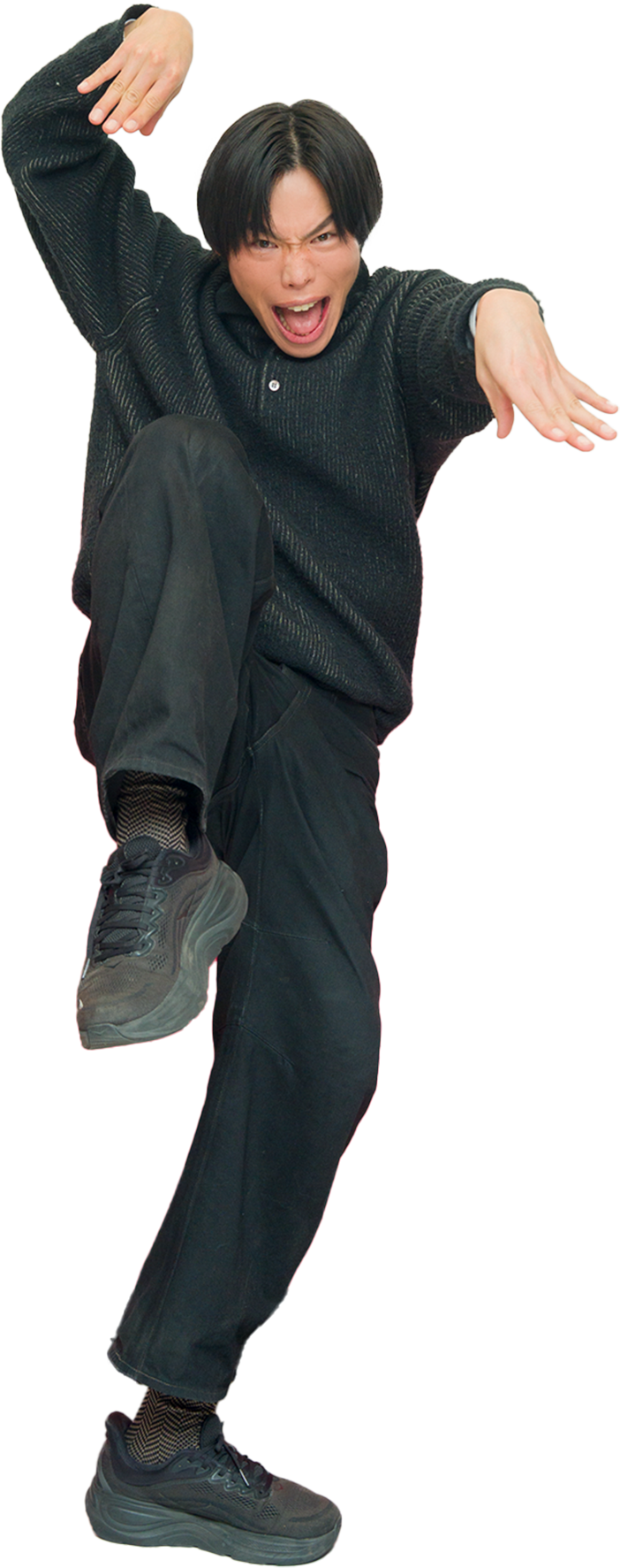 Mr2. ボン・クレーのマネをする加賀翔。