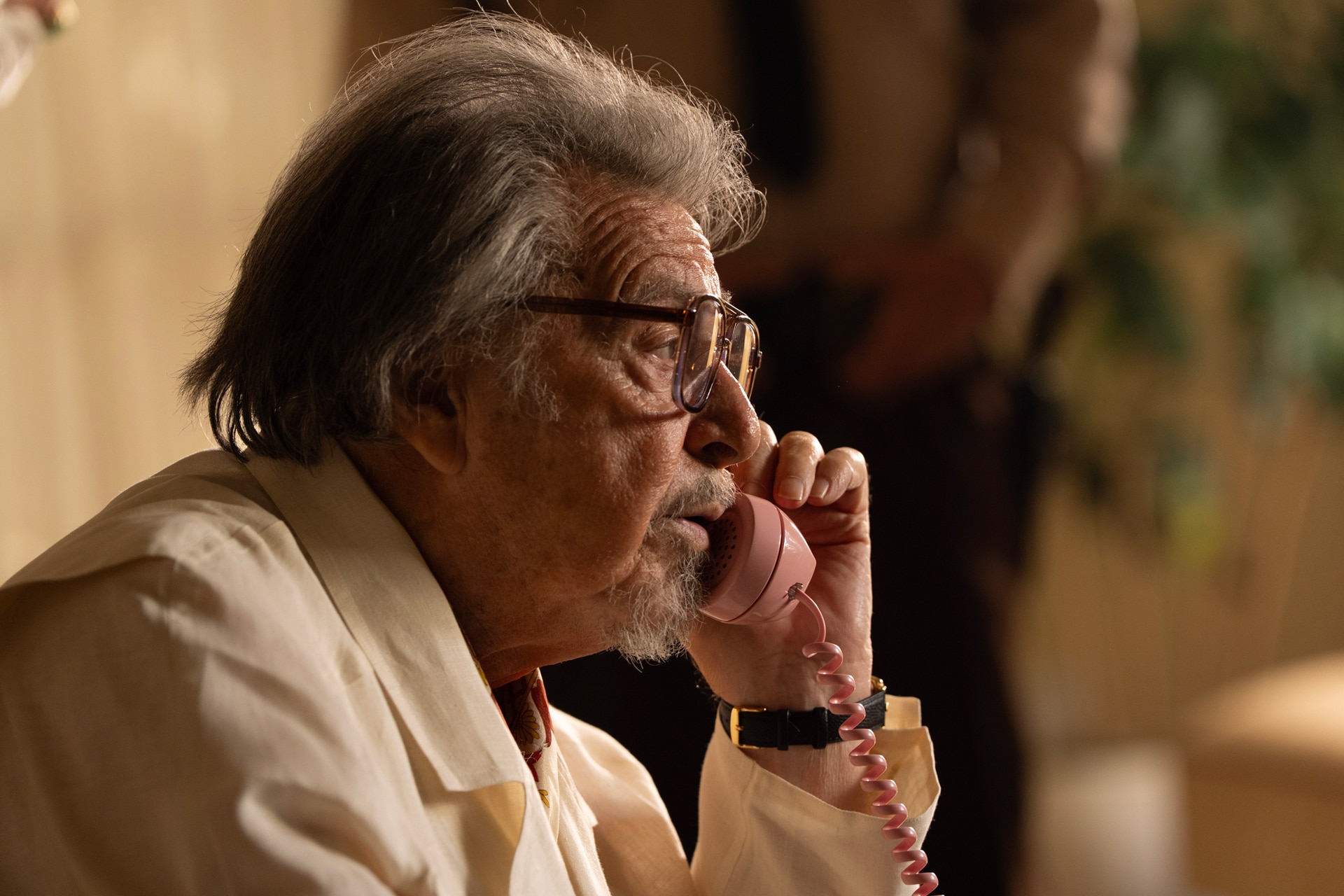 「デッドマンズ・ワイヤー」より、犯人の最大の敵となる不動産ローン会社社長M・L・ホール（演：アル・パチーノ）