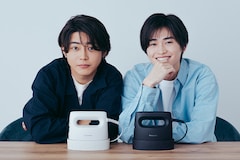 倉悠貴×西垣匠、一段上の着こなしに使えるパナソニック「衣類スチーマー NI-FS70C」をお試し