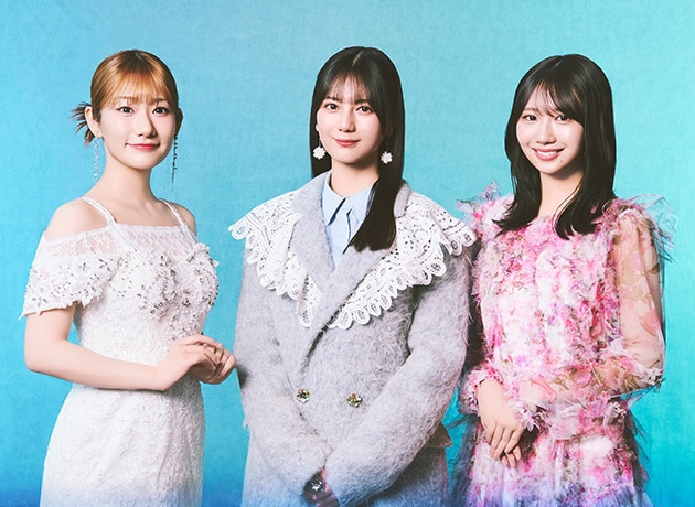 岡咲美保（リムル＝テンペスト役）×日向坂46 小坂菜緒（ミオ役）×藤嶌果歩（ヨリ役）