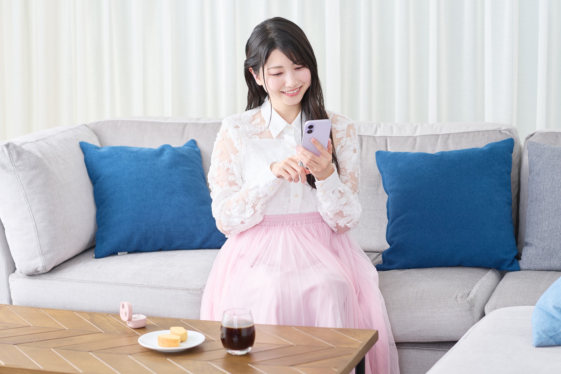 スマートフォンで専用アプリ「Connect」を操作。