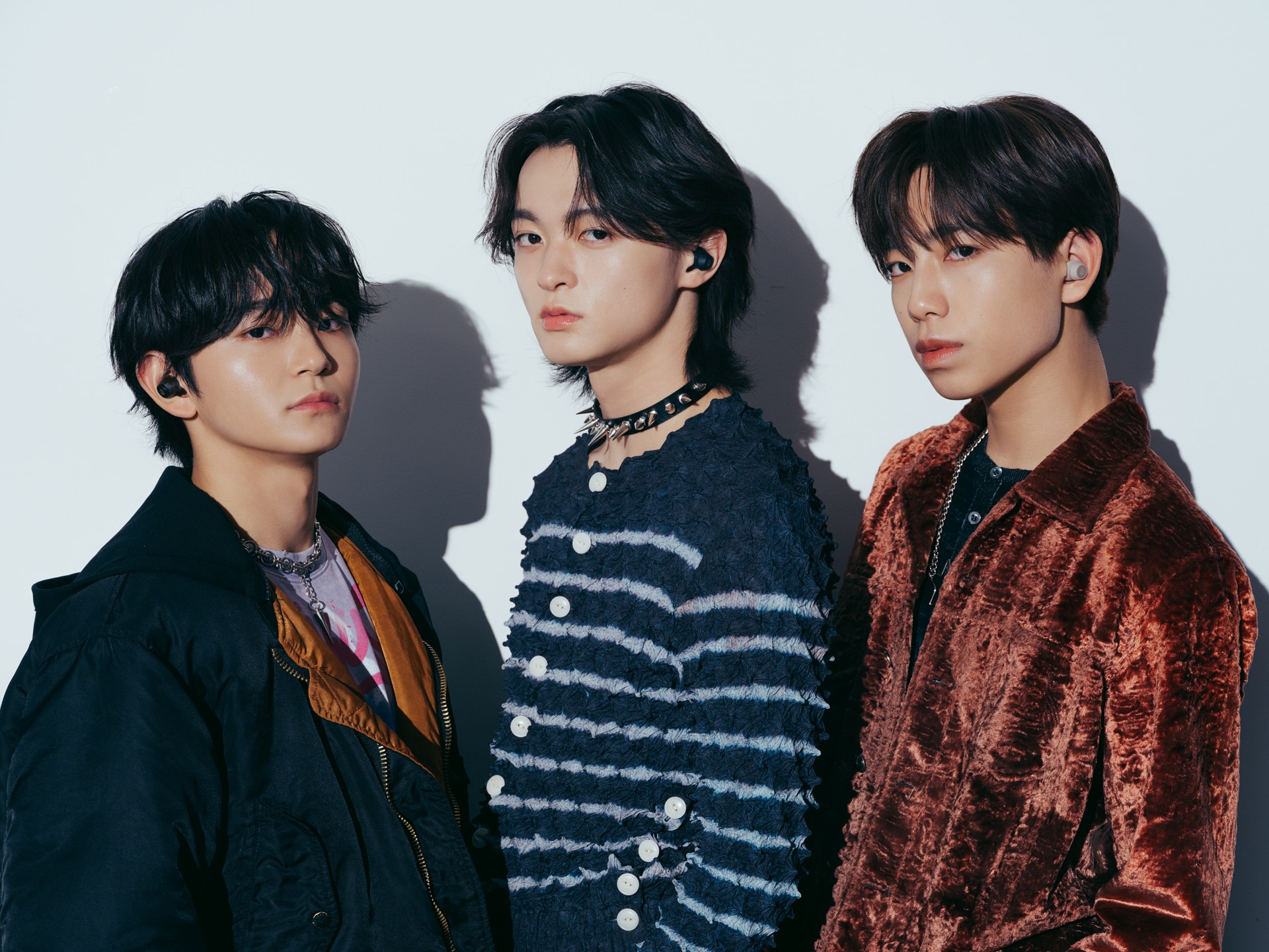 左からTAIKI、RUI、GOICHI。