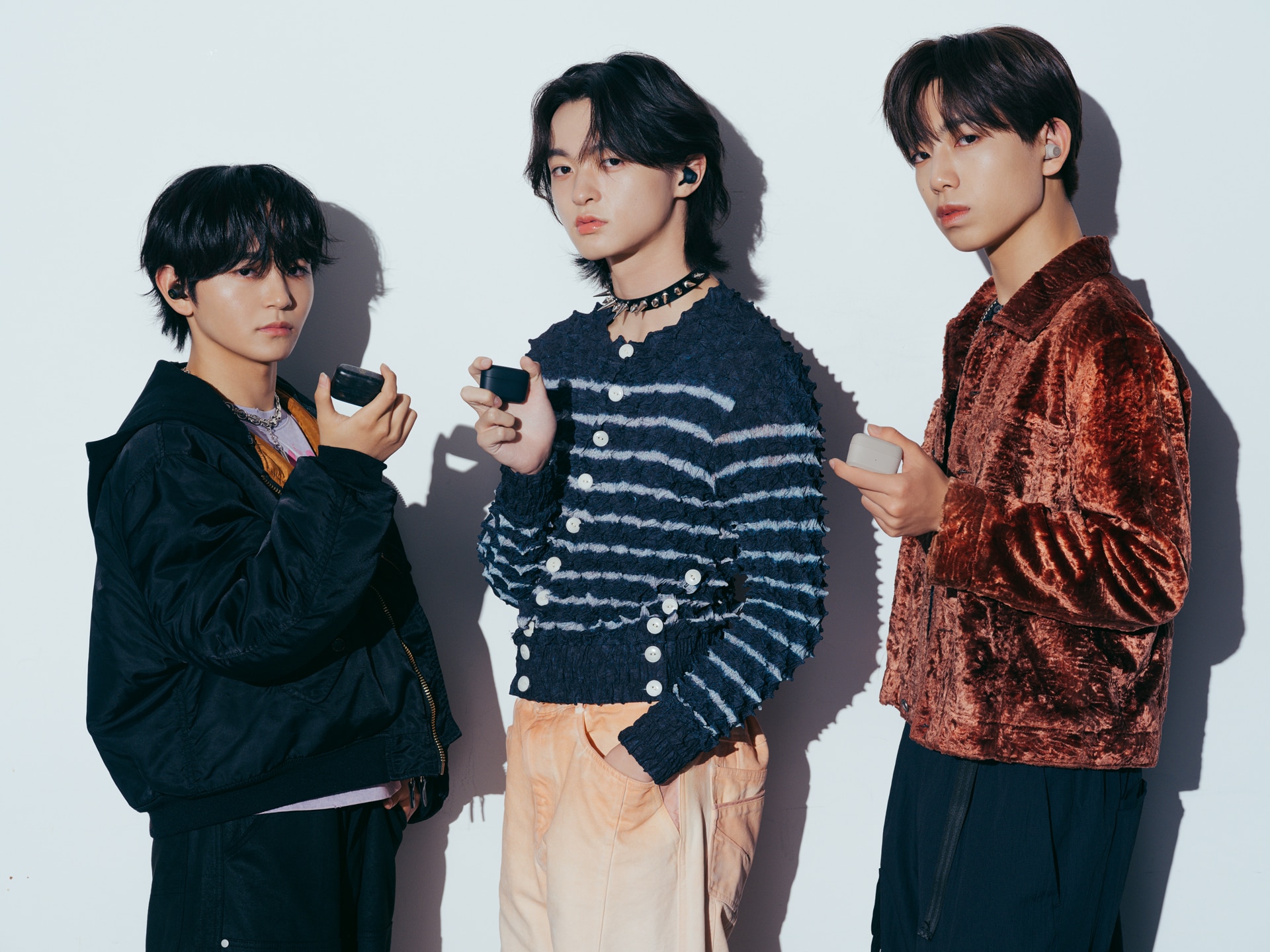 左からTAIKI、RUI、GOICHI。