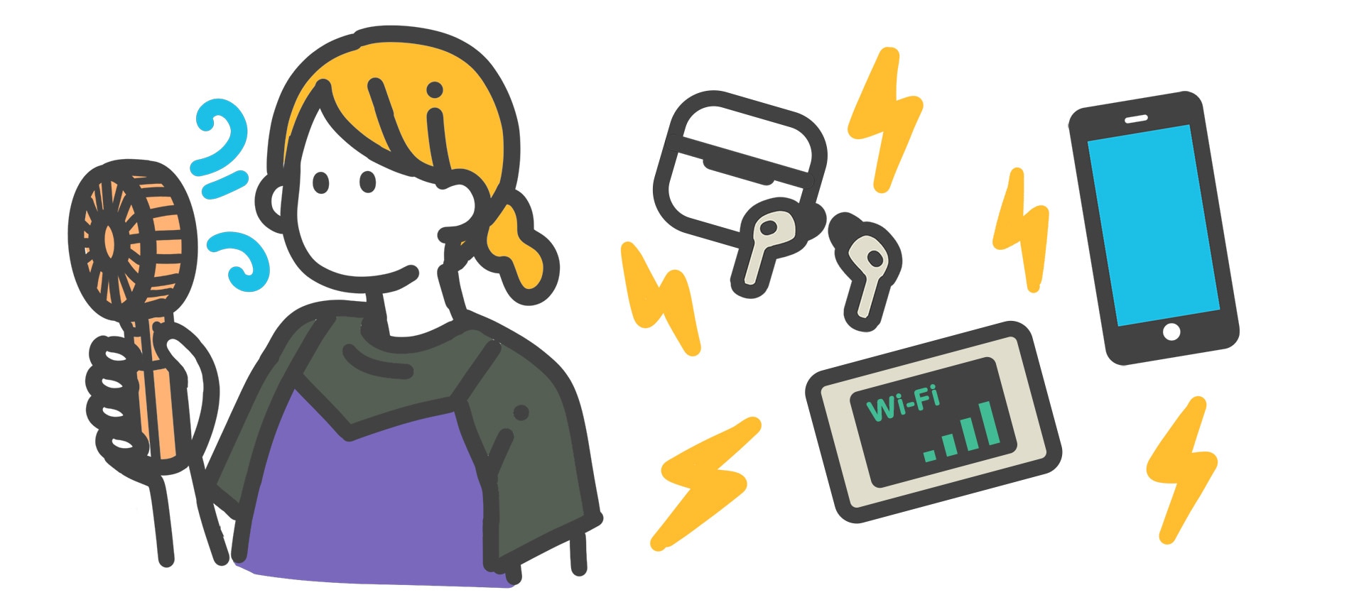 スマホだけじゃない！ フェス必携グッズあれこれの充電にも