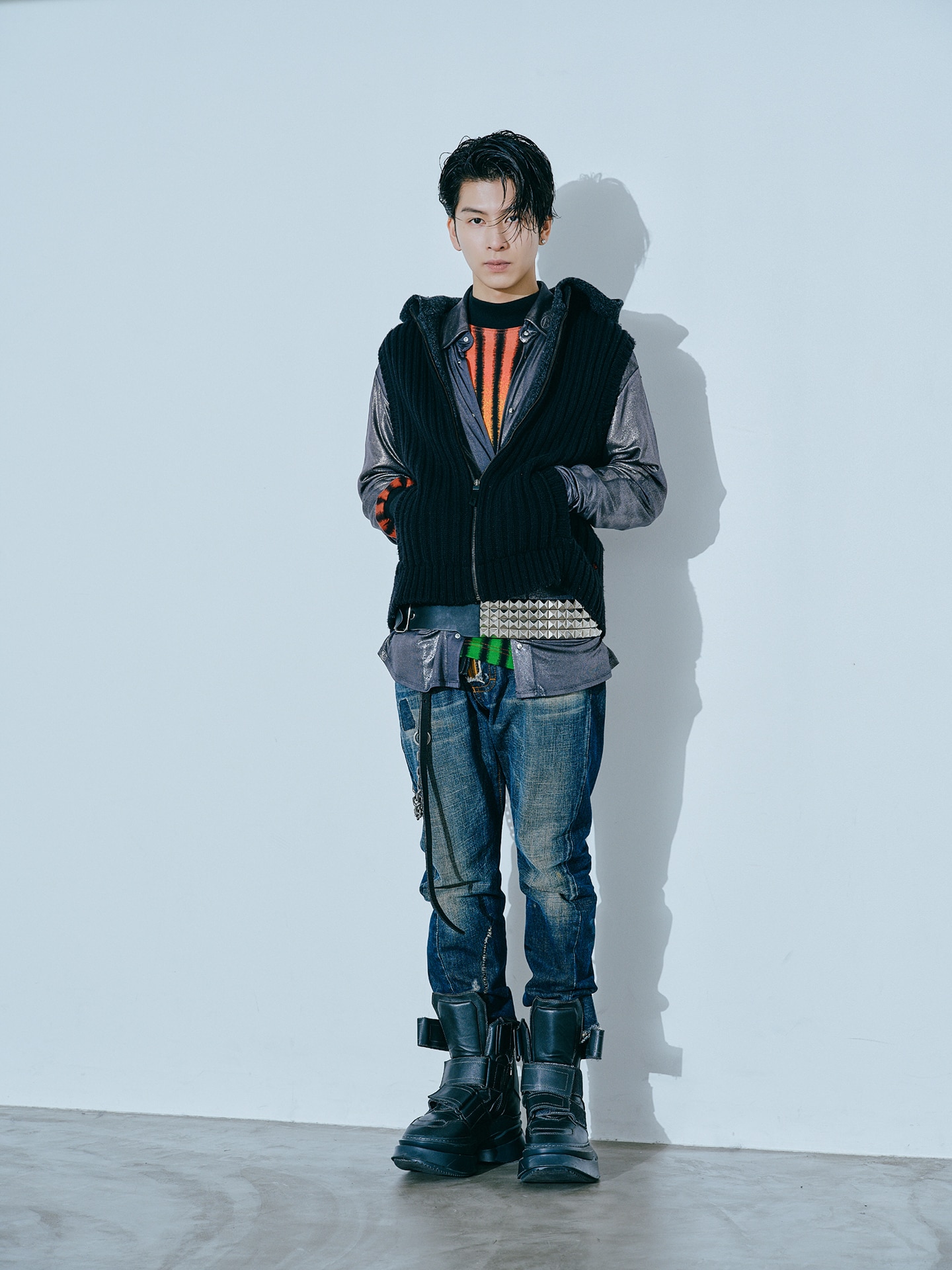 デニムを取り入れた3つ目のスタイリング。