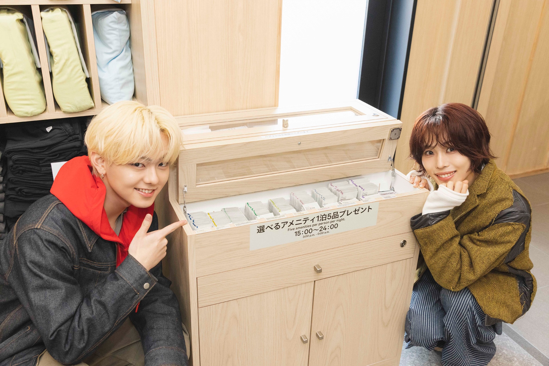 オリジナルのオーガニックアメニティはスーパーホテルの社員が中心となり企画・開発。