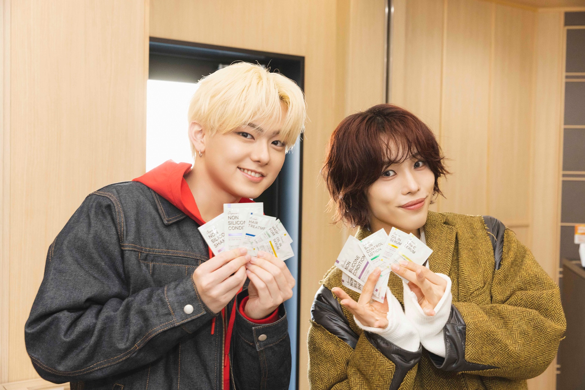 吟味のうえ5点セレクトした小田惟真と星野晴海。