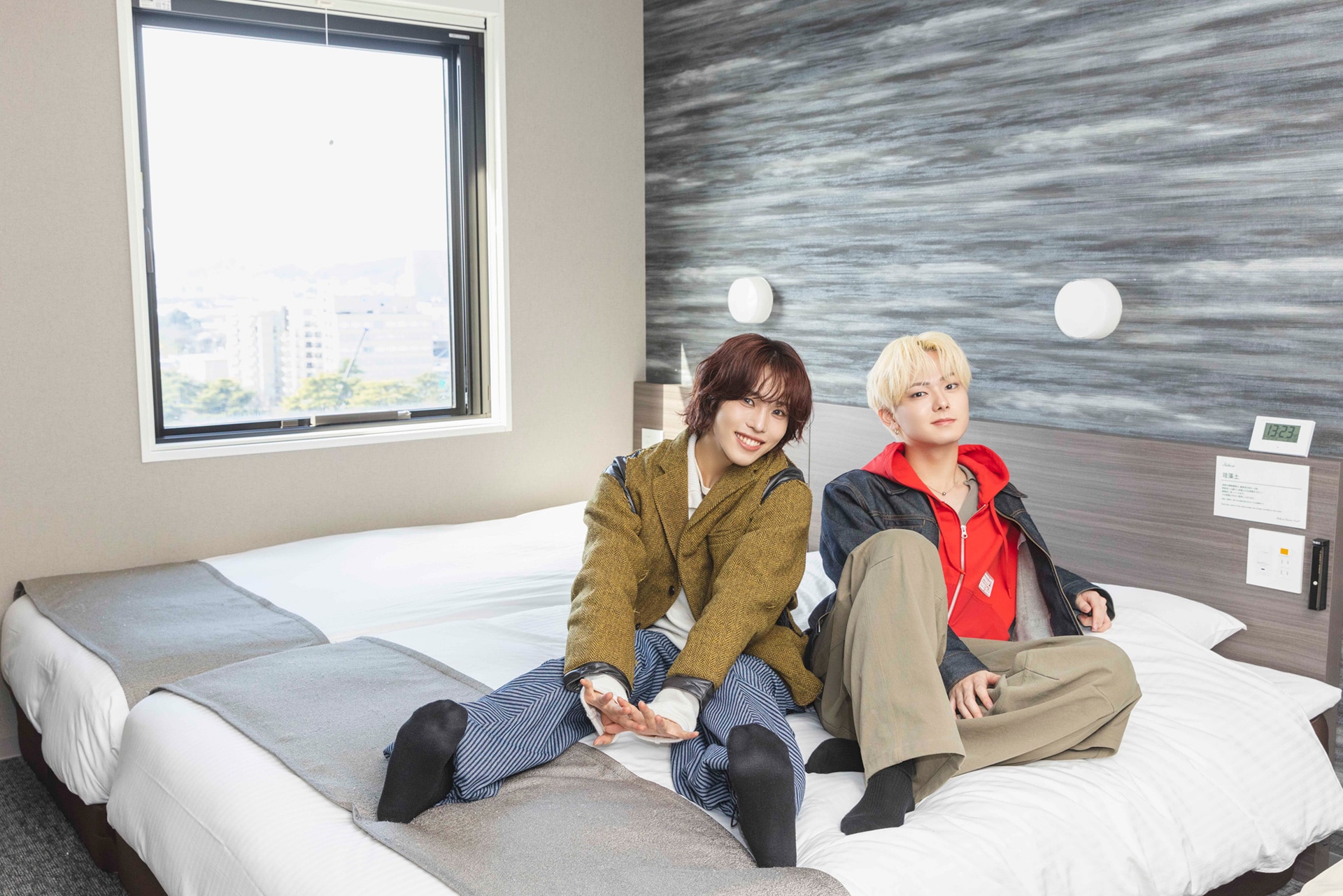 部屋に到着して一息。