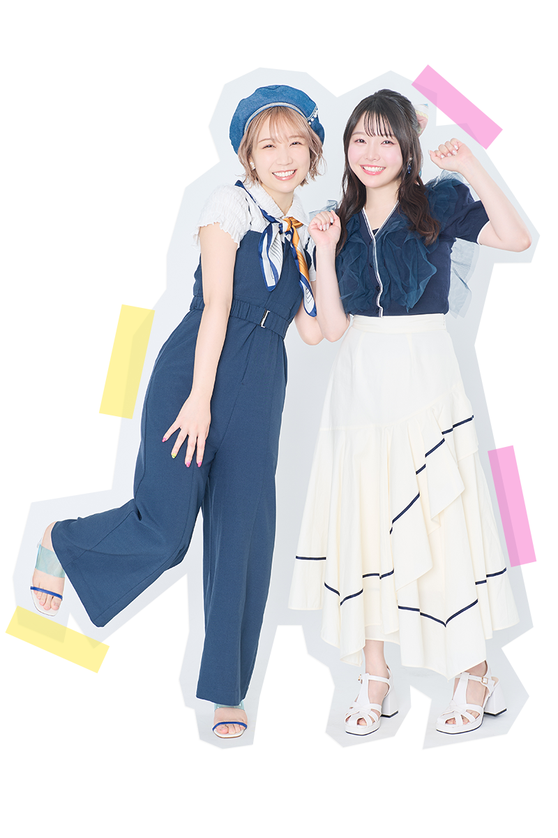 左から夏川椎菜、麻倉もも。