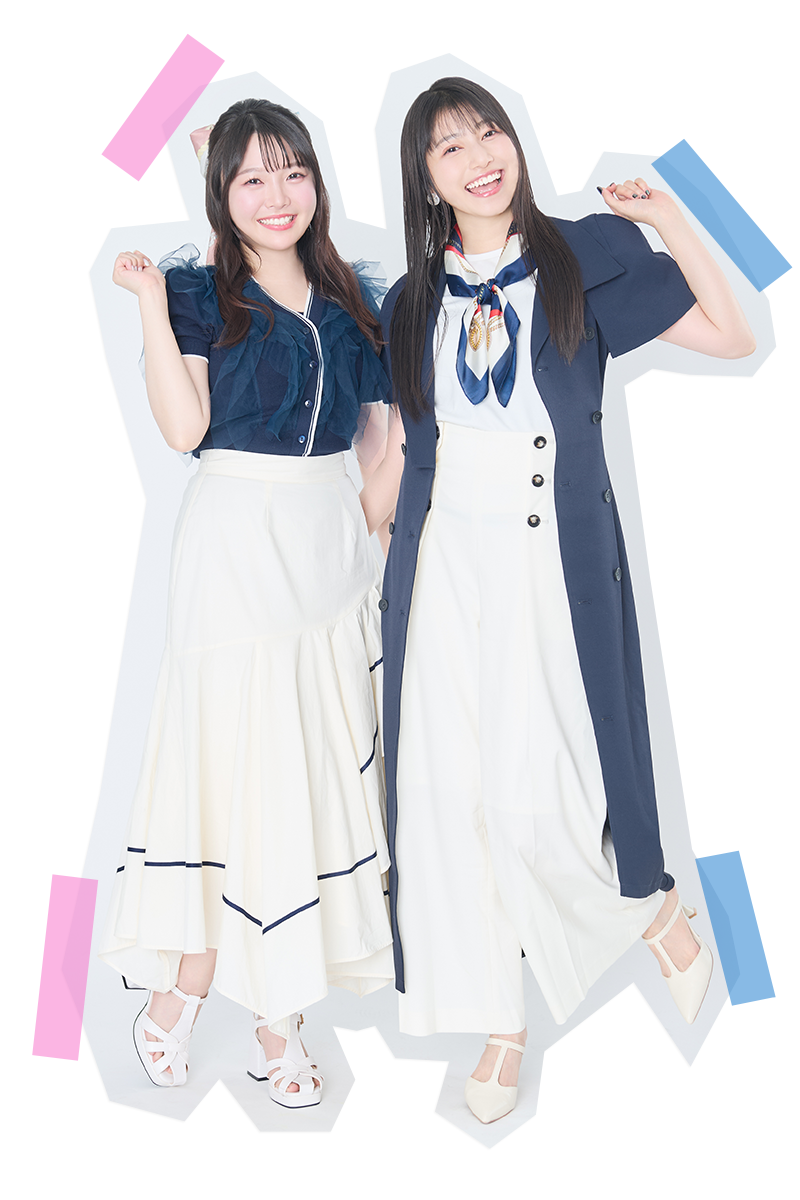 左から麻倉もも、雨宮天。