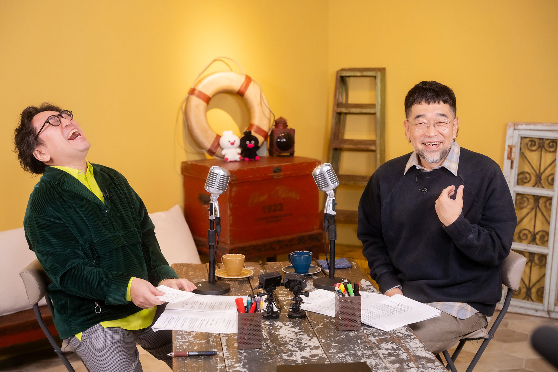 笑いの絶えない「槇原敬之 TREASUnbox」収録の様子。