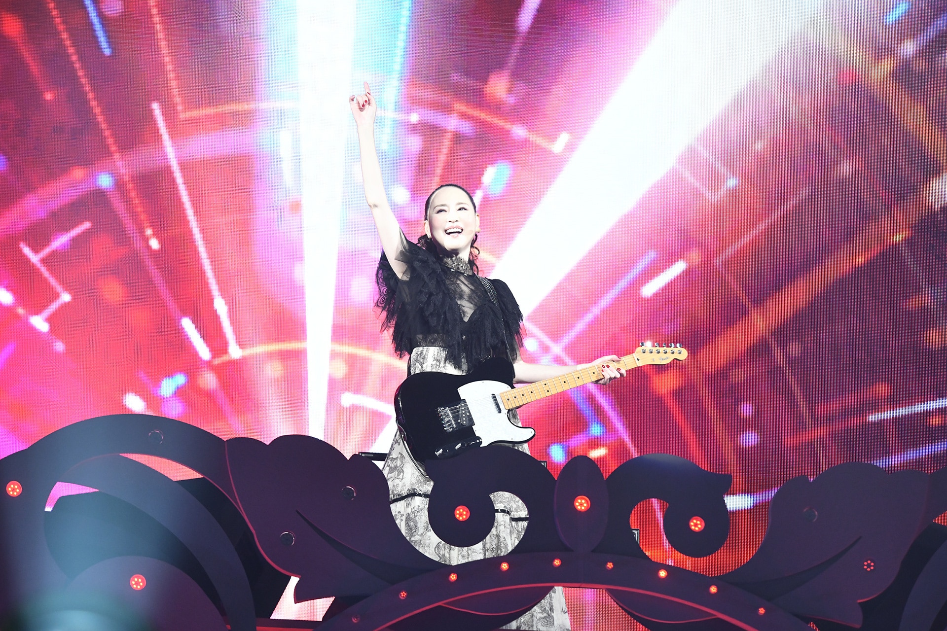 松田聖子のライブの様子。（Photo by Masamichi Kawada）