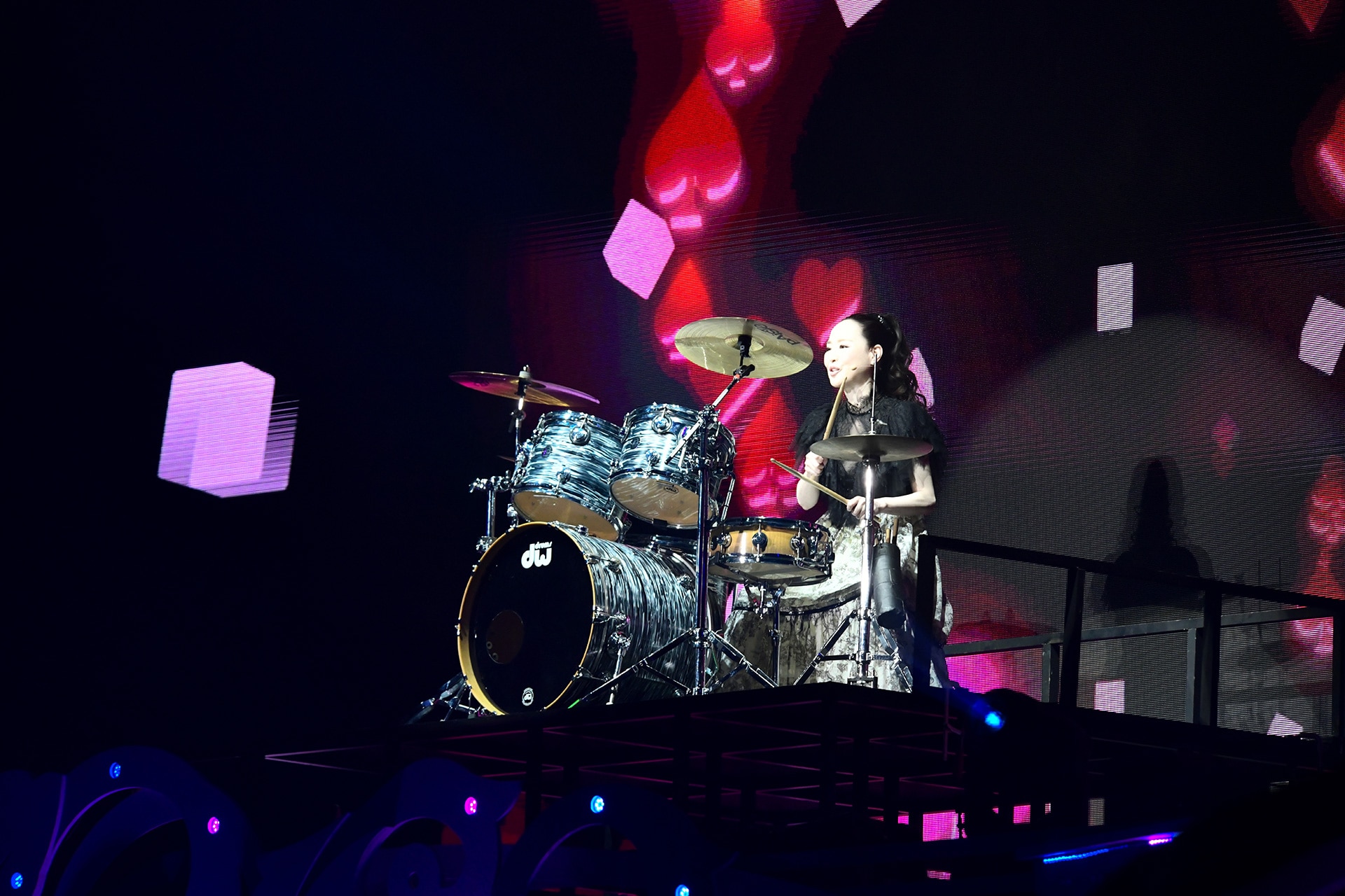 松田聖子のライブの様子。（Photo by Masamichi Kawada）