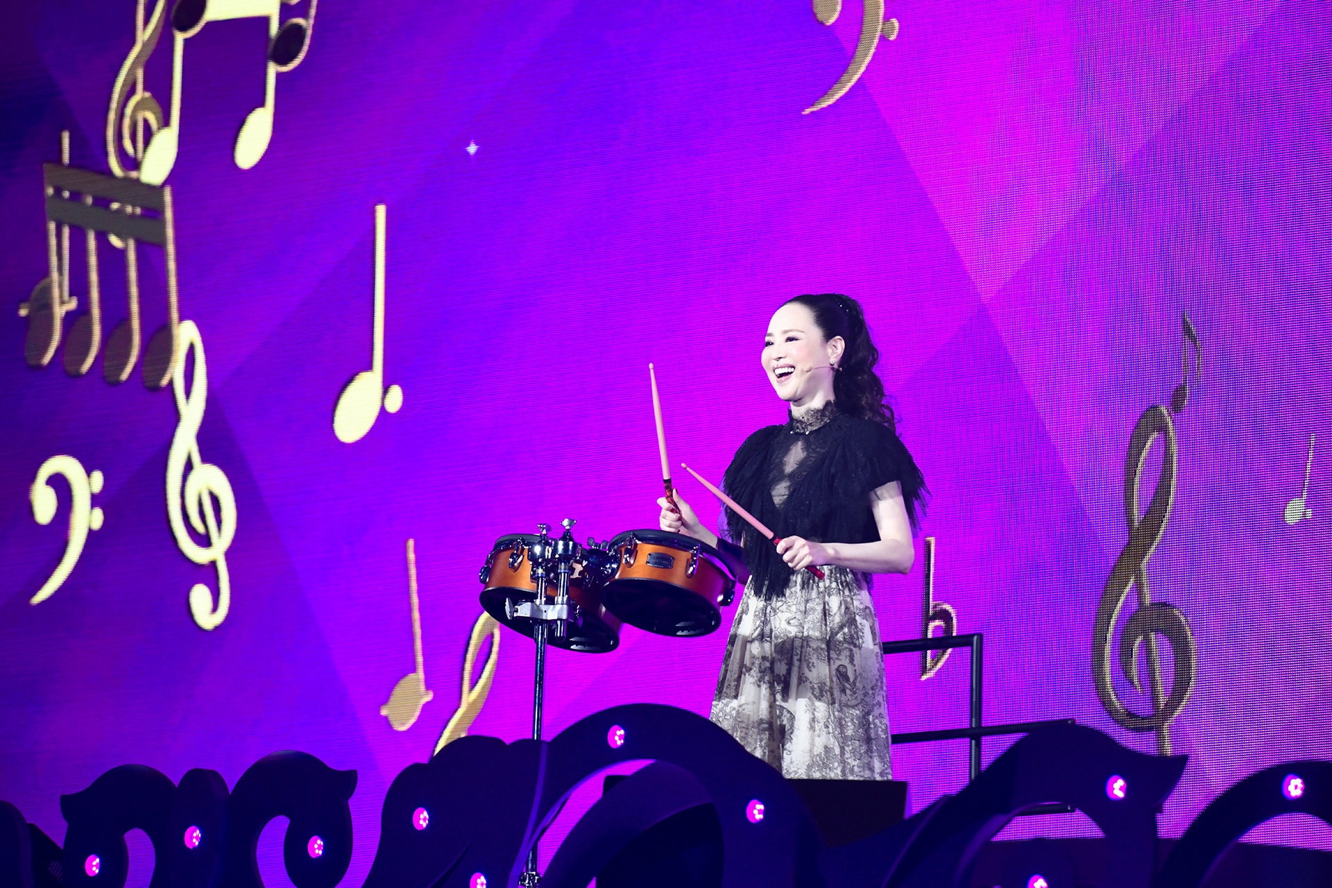 松田聖子のライブの様子。（Photo by Masamichi Kawada）