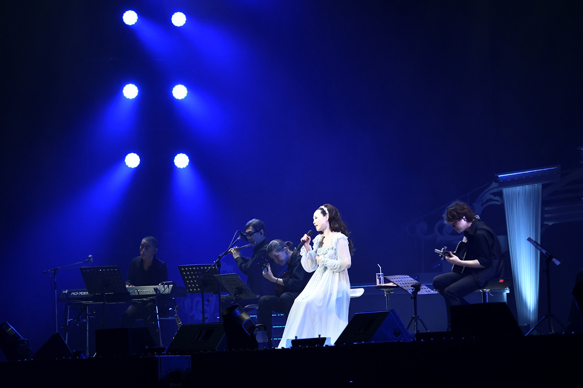 松田聖子のライブの様子。（Photo by Masamichi Kawada）