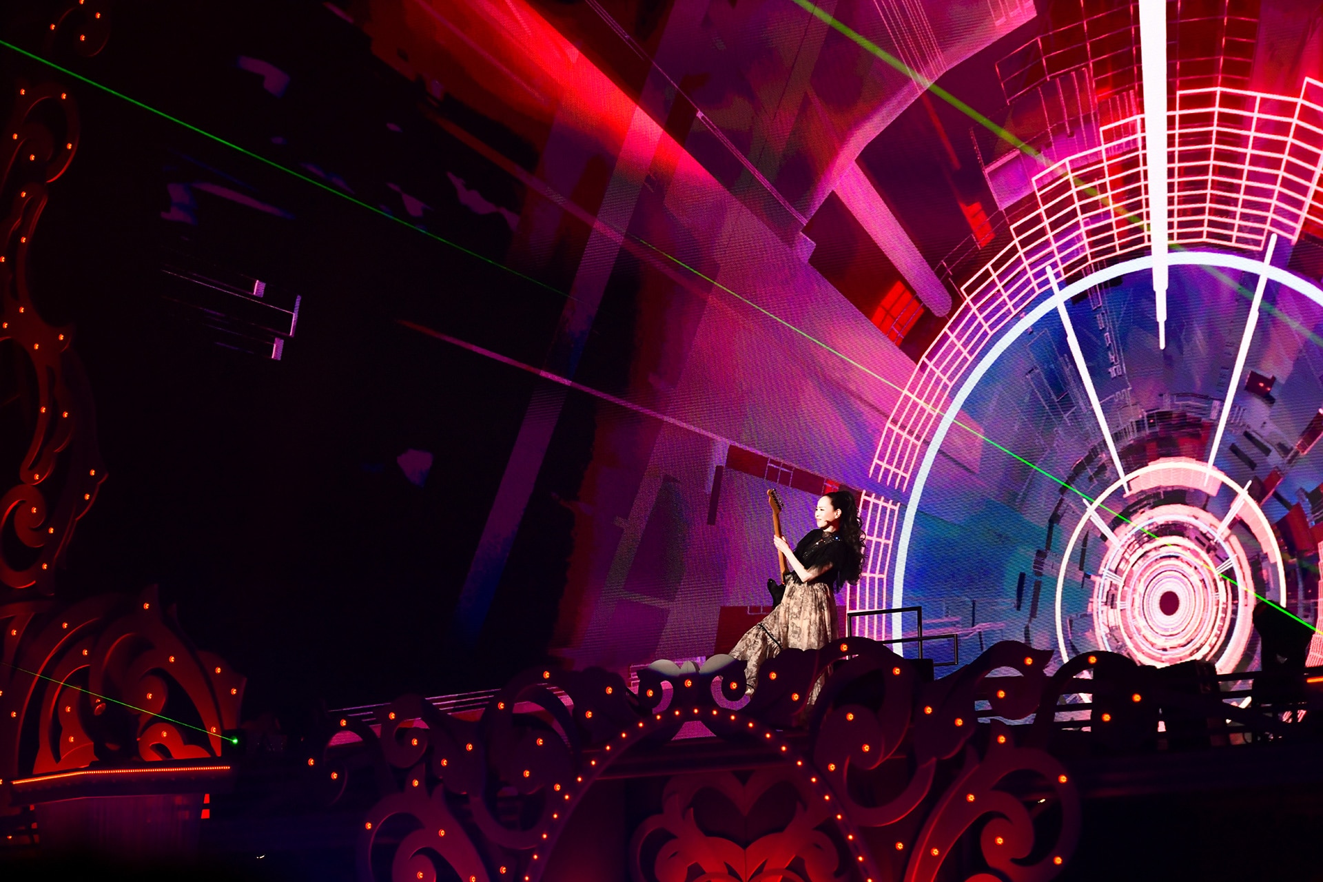 松田聖子のライブの様子。（Photo by Masamichi Kawada）