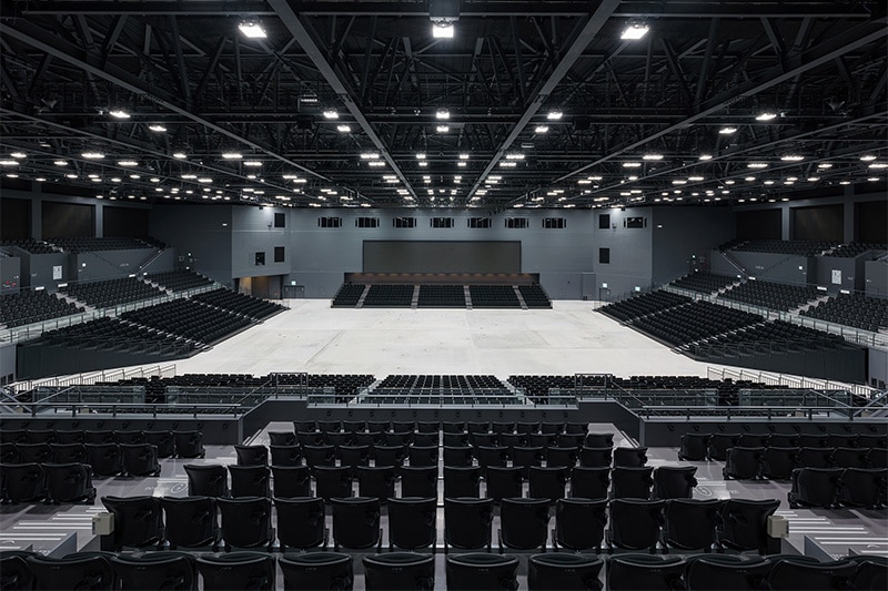 横浜BUNTAIメインアリーナ。