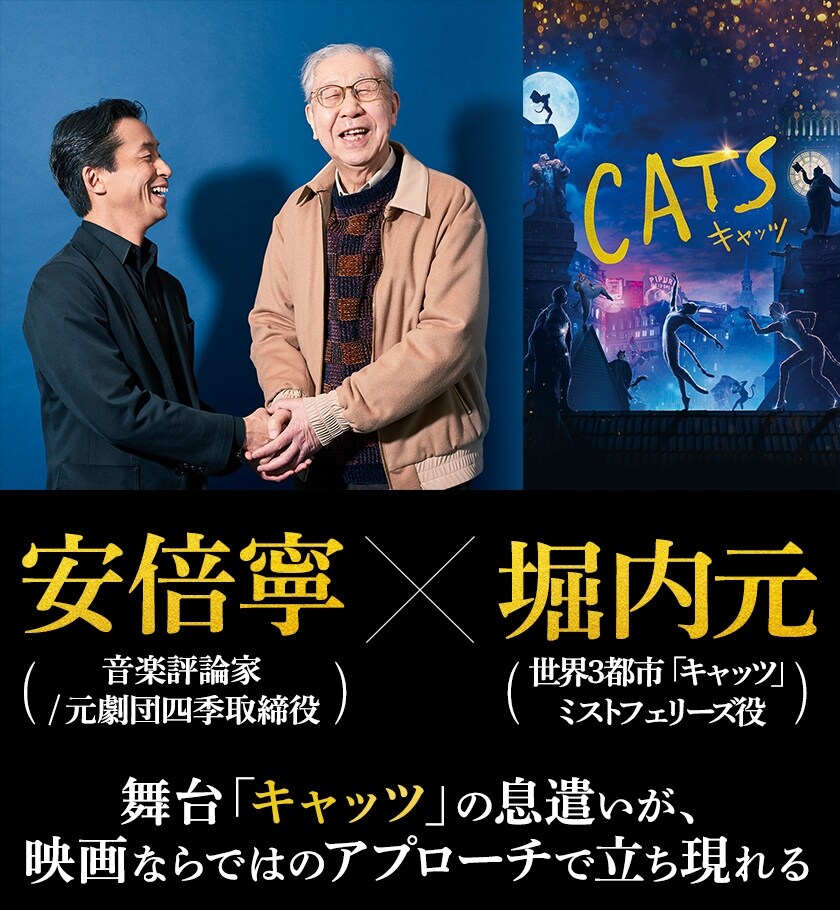 映画「キャッツ」安倍寧×堀内元 対談 - ステージナタリー 特集