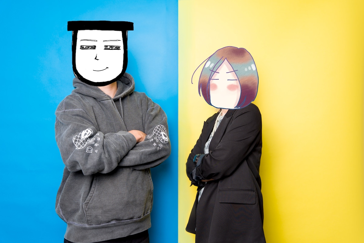 左から藏丸竜彦、高瀬志帆。