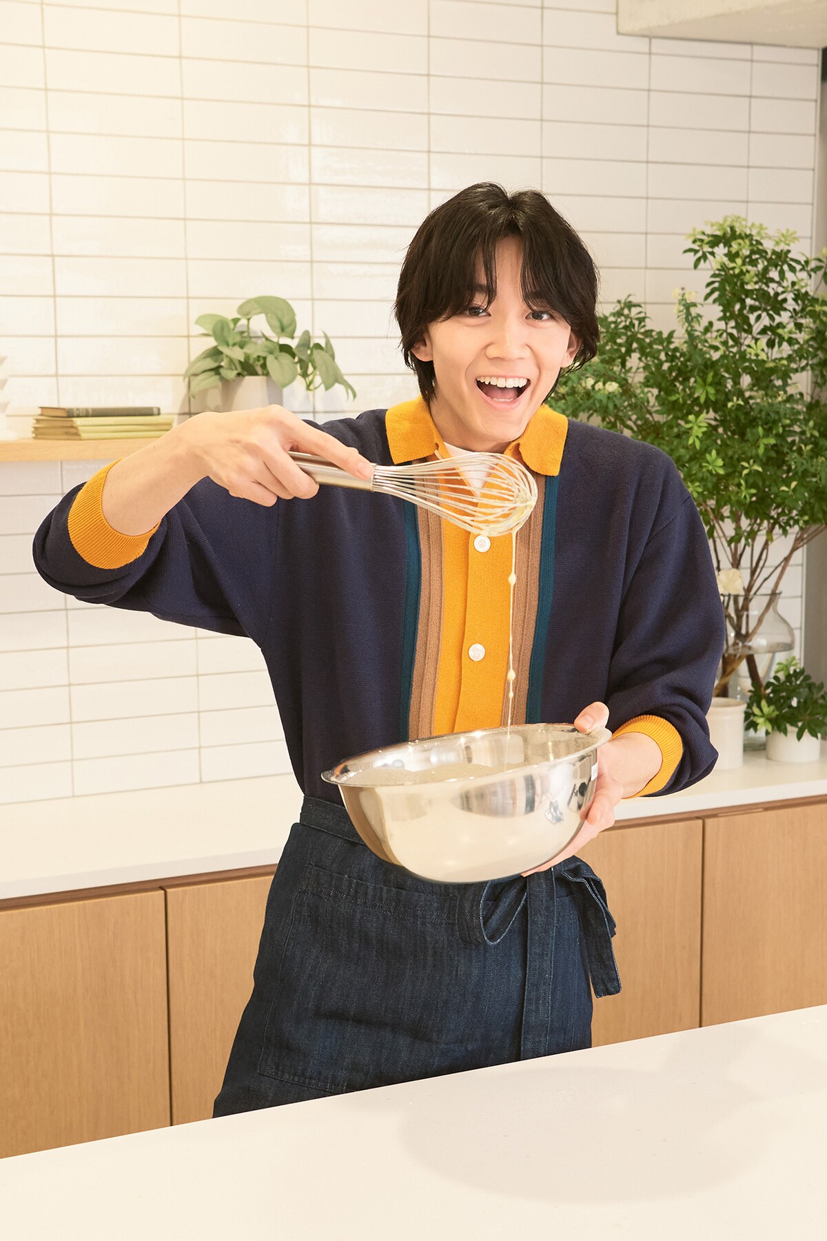 クレープ生地なので、多少ゆるっとしているぐらいがベスト。