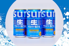 味もパッケージも大幅リニューアル！「サントリー生ビール」が“青色の先輩”yama、SPYAIR、雨宮天らにあいさつ回り