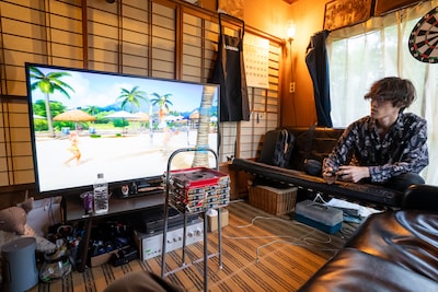 喫煙部屋ではゲームで盛り上がることも