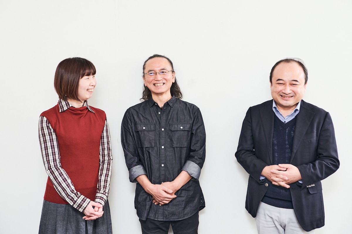 左からCHIAKi、竹本泰蔵、松下久昭。