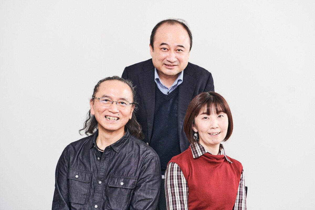 左から竹本泰蔵、松下久昭、CHIAKi。