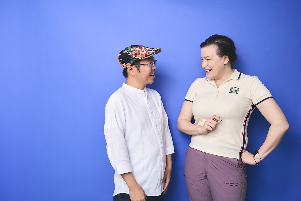 左から中島良、大神田リキ