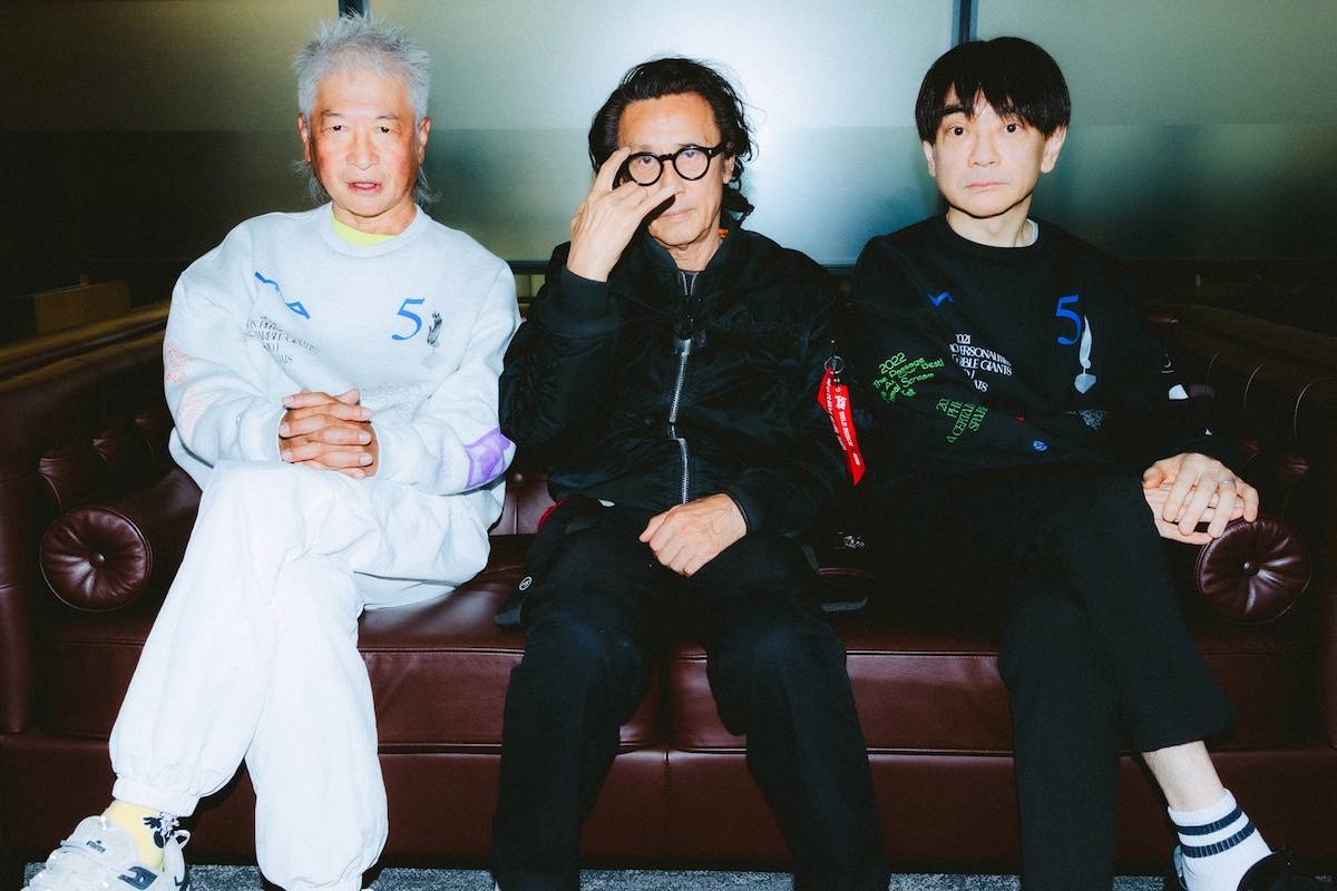 左から高木完、立花ハジメ、小山田圭吾。