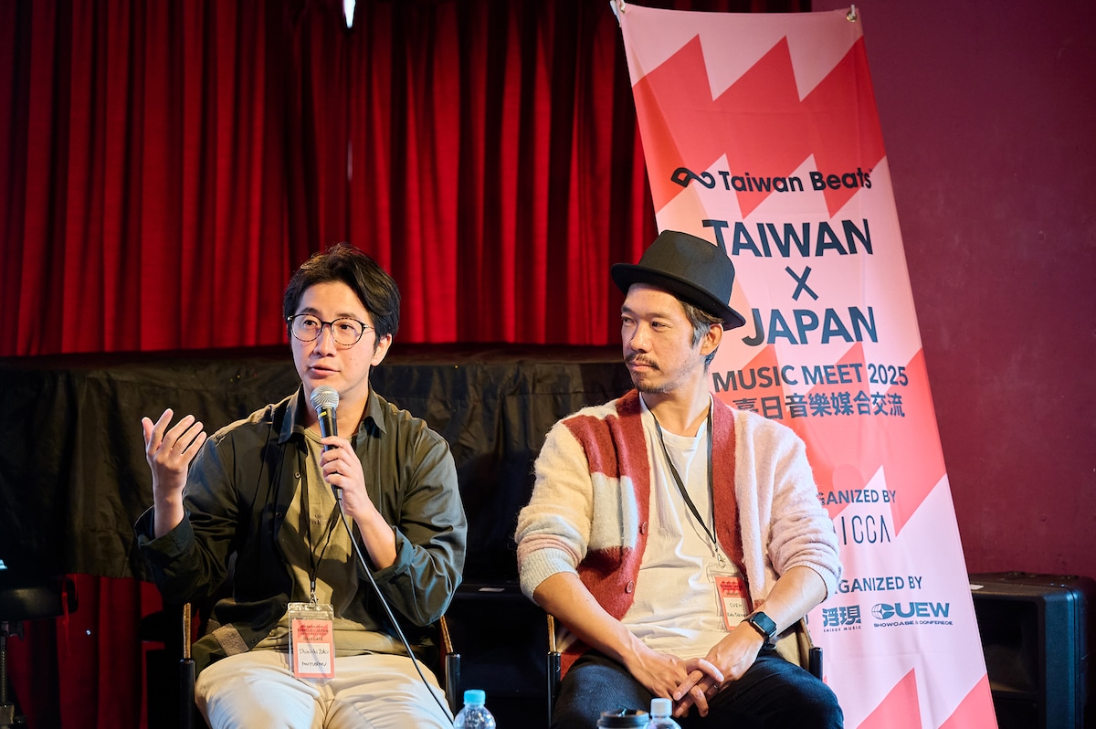 左から石井慎一（ポニーキャニオン）、タカハシコーキ（CUEW Showcase&Conference）。