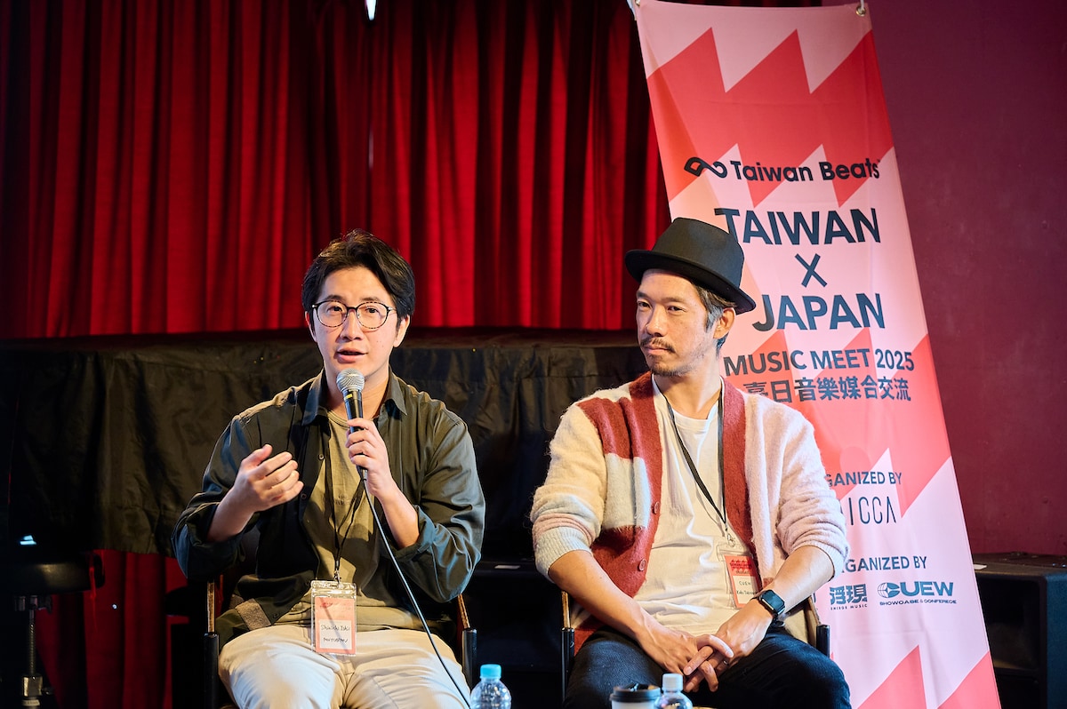 左から石井慎一（ポニーキャニオン）、タカハシコーキ（CUEW Showcase&Conference）。