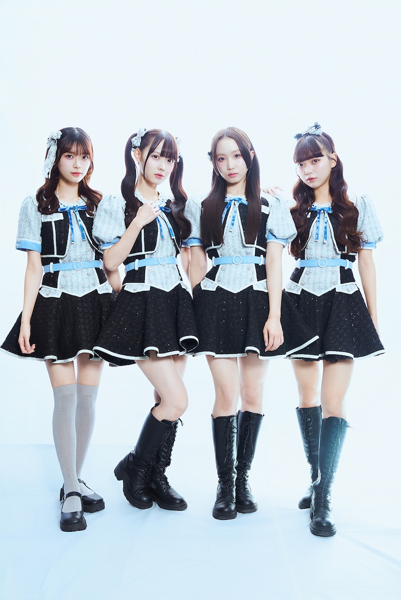 左から星谷美来、松本ももな、葉月紗蘭、籾山ひめり。