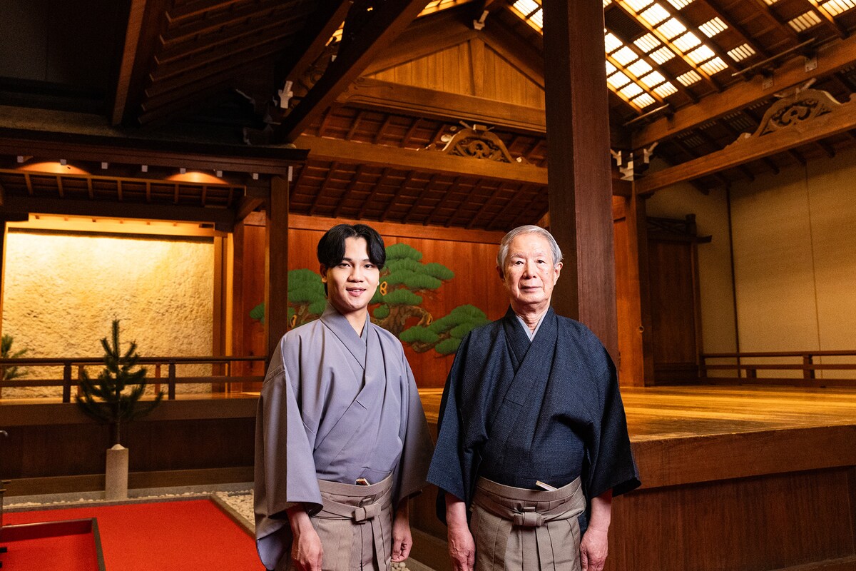 左から大槻裕一、大槻文藏。