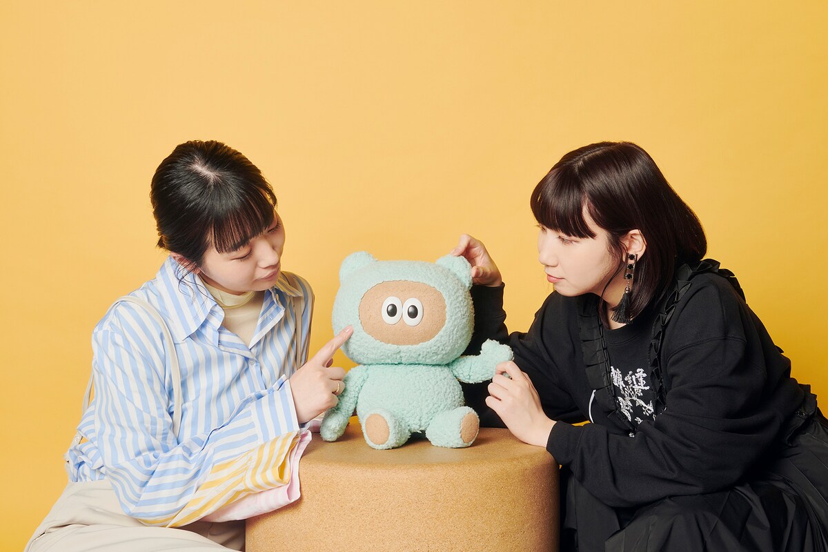 左から夢眠ねむ、たぬきゅん、根本宗子。