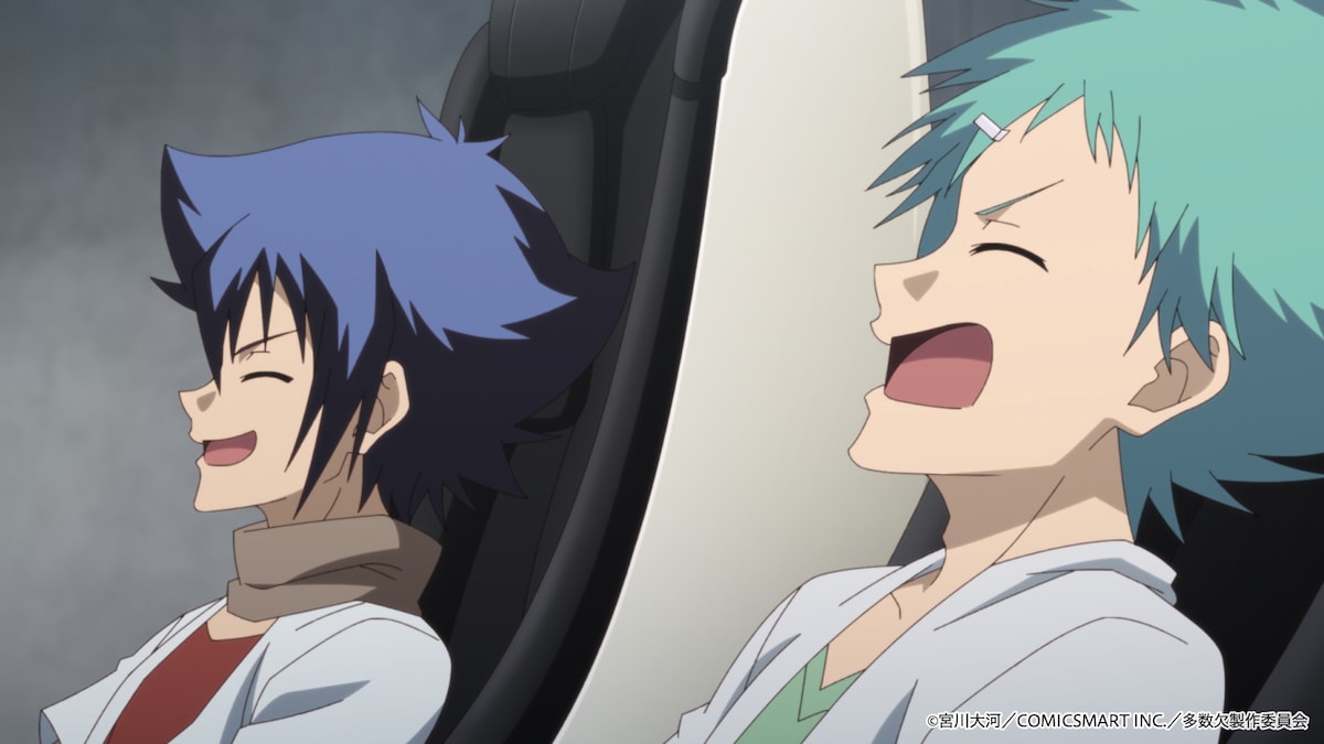 先に座っていた臣につられ、マッサージチェアに揺られる龍太、頼音。