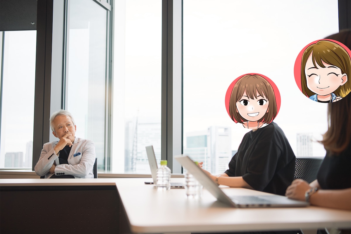 左から鳥嶋和彦、たかしろ、かわかみ。