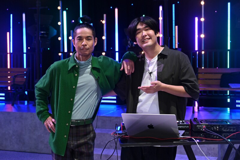 久保田利伸とSTUTS。（写真提供：テレビ朝日）