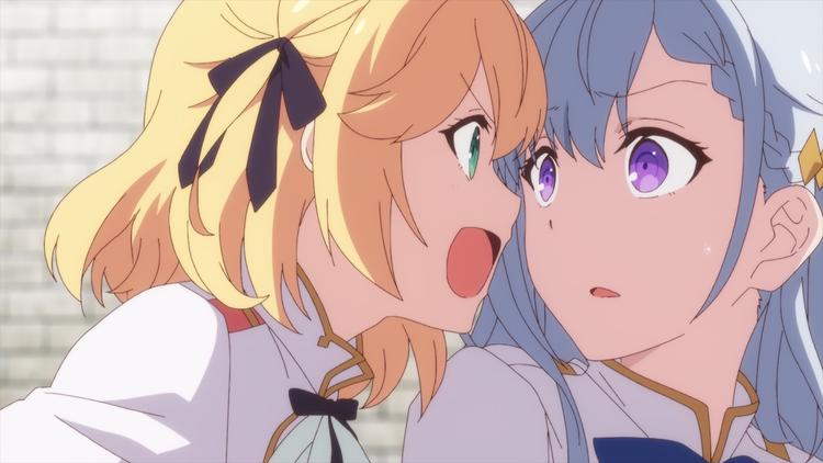 アニメ「転生王女と天才令嬢の魔法革命」より。