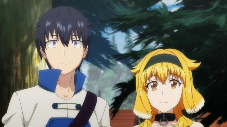 アニメ「異世界迷宮でハーレムを」より。